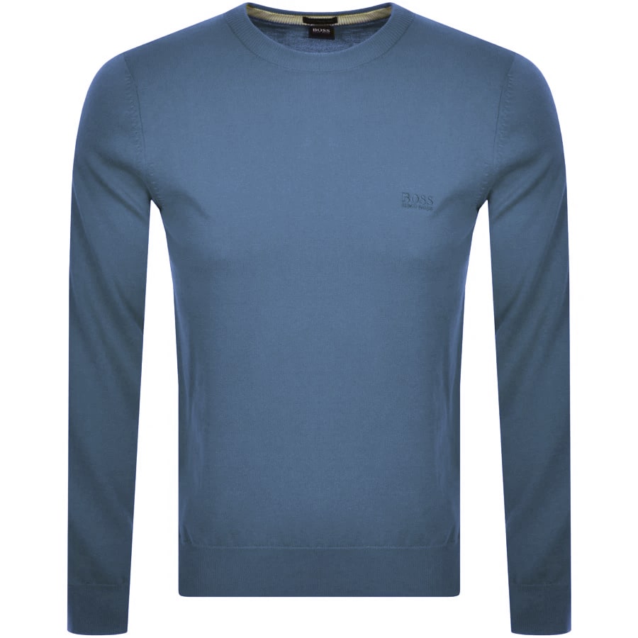 Alternative Image for ProductBOSS Pacas L Knit Jumper Blue1